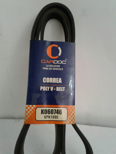 Correa Unica De Optra Cardoc 6pk1895  Made In U.s.a.