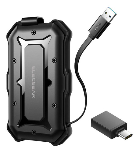 Elecgear Carcasa Protectora Para Disco Duro Usb 3.0, Caja Ex