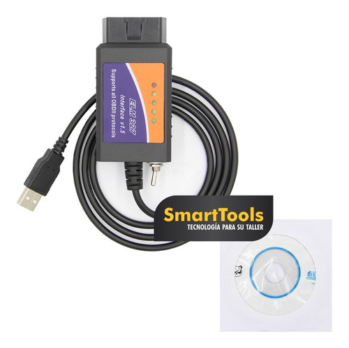 Imagen 3 de 5 de Scanner Automotriz Elm327 25k80 Switch Ford / Fiat Ms Hs Can