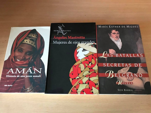 Lote De 3 Libros Amán Ángeles Mastretta María Esther Miguel