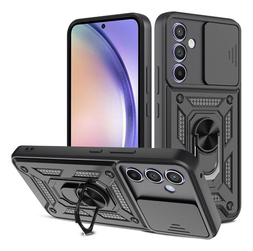 Case Com Anel Protege Camera Para Galaxy S24 Plus Tela 6.7