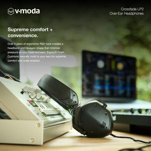 Audífonos Dinámicos Para Dj V-moda Crossfade Lp2 2nd Gen