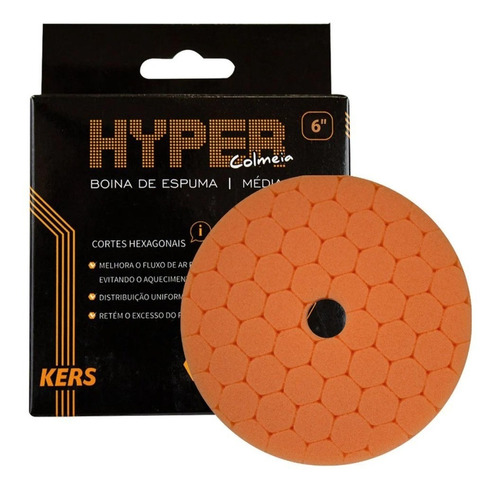 Boina De Espuma Hyper Laranja 6 Kers - Refino