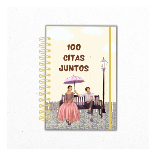 Álbum 100 Citas Juntos - Beige Ilustración