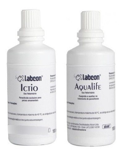 Kit Alcon Labcon Ictio 100ml + Aqualife * 100ml