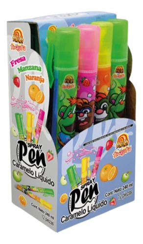 Caramelo Liquido Pen Spray T Display 12pz