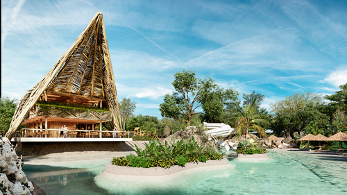 Terreno En Venta En Desarrollo Premium En Sisal Con Club De Playa