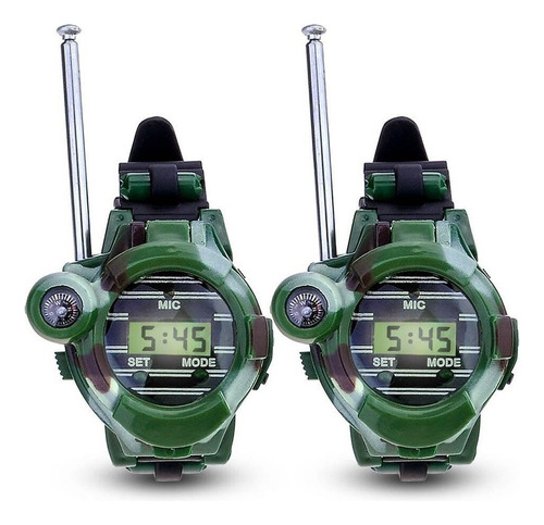 Reloj Militar Infantil Walkie-talkie Juguete Interactivo