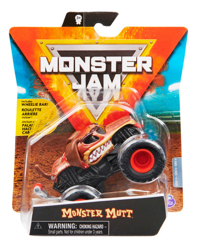 Vehículo Fundido Monster Jam Monster Mutt A Escala 1:64