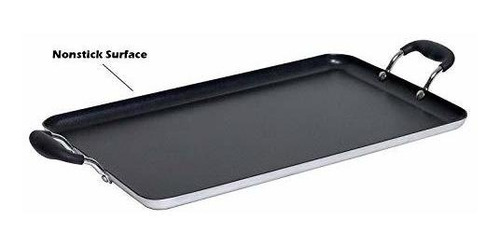 Imagen 5 de 5 de Imusa Usa Imu-1814 Plancha De Doble Quemador Antiadherente