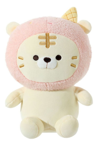 Peluche  Tigre Felpa Rosa 25 Cm