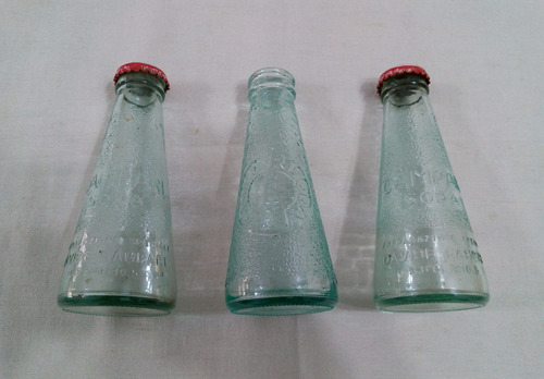 Antiguas Botellitas De Campari Soda. Lote X 3 Botellitas. (Usado)