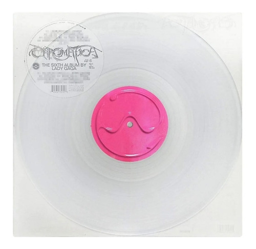 Lady Gaga Chromatica Limited Transparent Edition Vinyl Lp