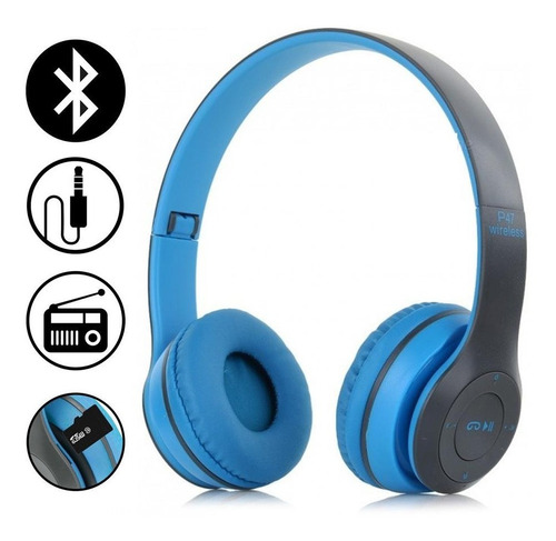 Auriculares Bluetooth Memoria Sd Radio Celular Tablet Atrix®