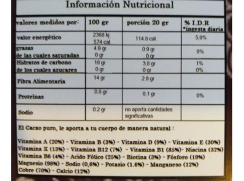 3 Chocolates (300gr) 90% Cacao Vegan Keto Cetogenico Stevia