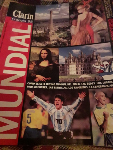 Revista Clarín Francia 98 Mundial 1998 
