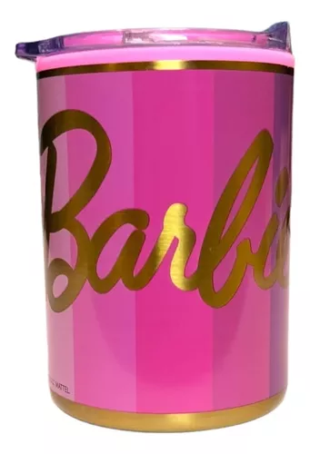 Vaso Termo Térmico Barbie Rosa Grabado Láser