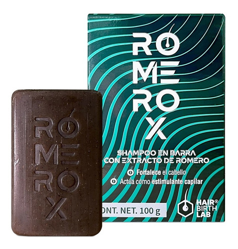  Shampoo Anticaída Romerox Tratamiento Cabello Y Barba