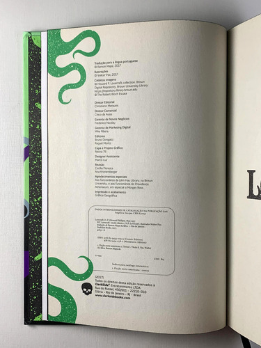 Lovecraft: Medo Clássico Volume 1 H. P. Lovecraft Vol. 1 Ed. Darkside Books Em Português 2017 (Usado)
