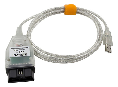 Cable Scanner Automotriz Toyota J2534 Mini Vci Obd Obd2