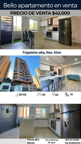 Maria Jose Castro Vende Espectacular Apartamento En La Trigaleña Alta, Res. Xion Sar-602