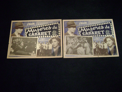 Mujeres De Cabaret  Meche Barba Set De 2 Cartel Poster Rumb