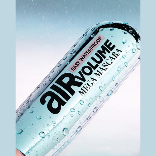 Máscara De Pestañas L'oréal Paris Air Volume Mega Color Negro Waterproof