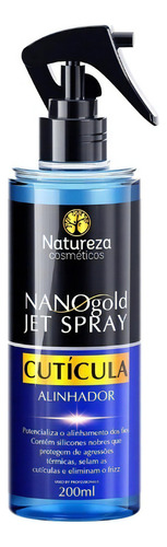 Natureza Cosméticos Nanogold Jet Spray Fluido Cutícula 200mL