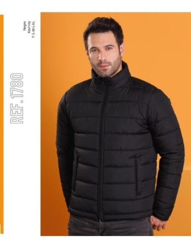 Chaqueta Hombre Acolchada Impermeable Invierno Cuello Alto  Abrigo Moda Masculina Liviana Urbana Ropa De Calle Calidad Premium