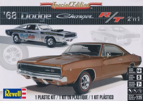 Imagen 1 de 2 de Revell Dodge Charger R/t 2 In 1 68 14202 1/24 Rdelhobby Mza