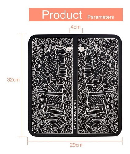 Imagem 2 de 10 de Massageadora De Pés Elétrica Dobrável Ems Relaxa Os