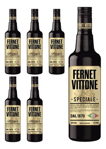 Fernet Vittone Speciale Aperitivo 750ml X 6 Bot. Quirino
