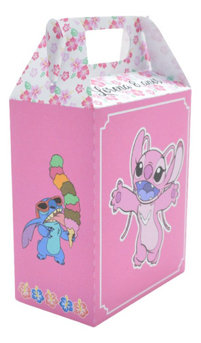 Kit 20 Caixa Maletinha Alta Lilo Stitch C1104