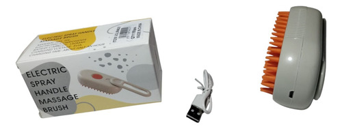 Cepillo Removedor De Pelo Para Gato Con Vapor Recargable Usb