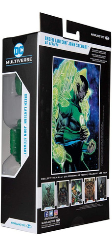 Imagen 7 de 9 de Mcfarlane - Dc Multiverse 7 - Linterna Verde J Stewart