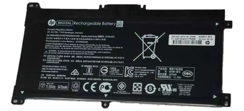 Bateria Hp Bk03xl 14-ba004ni 14-ba014-bb014-bb14-ba 11ng