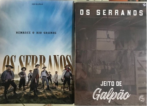 Cd - Os Serranos - Renasce O Rio Grande (cd Duplo) + 01 Dvd 