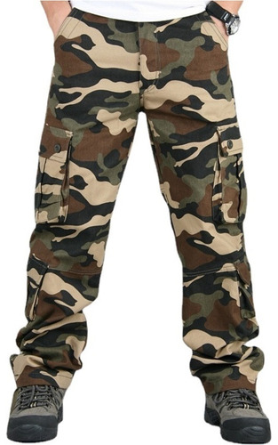 Pantalones De Trabajo De Combate De Camuflaje Para Hombres