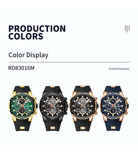 Reloj Deportivo De Lujo Para Hombre Reward