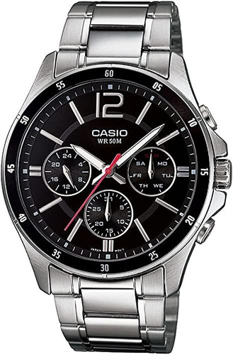 Casio Reloj Analógico De Cuarzo Para Hombre, Mtp-1374d-1,