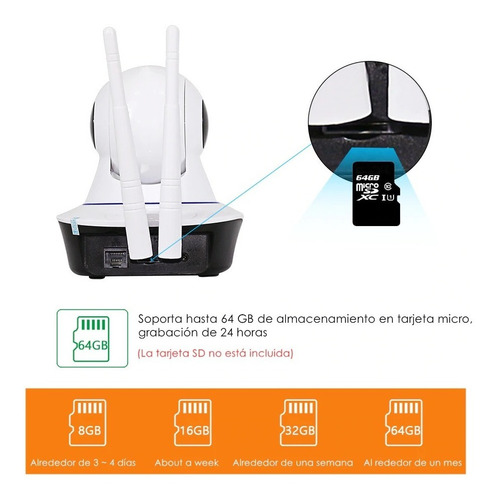 Imagen 7 de 9 de Hiseeu 1080p 1536p Cámara Ip De Seguridad Inalámbrica Wifi