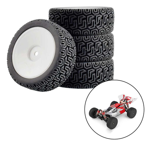 Neumáticos De Goma 8x Rc Para Wltoys 144001 Y 1/18 1/16