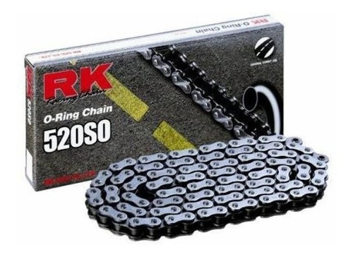 Rk Racing Cadena 52so62 Acero 62links Oring Cadena Con Enlac