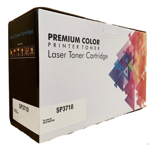 Tóner Alternativo Para Ricoh Sp 3710 Sf  X2 Uni.+ Envío