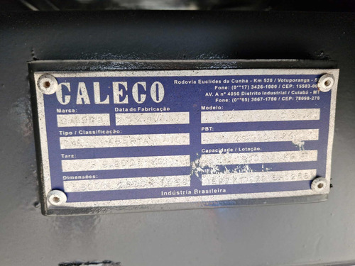 Carroceria Gaiola De Carvão Galego Ano 2017 9,50 Metros