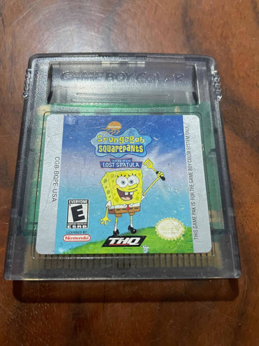 Spongebob Squarepants Lost Spatula Gbc Original (Usado)