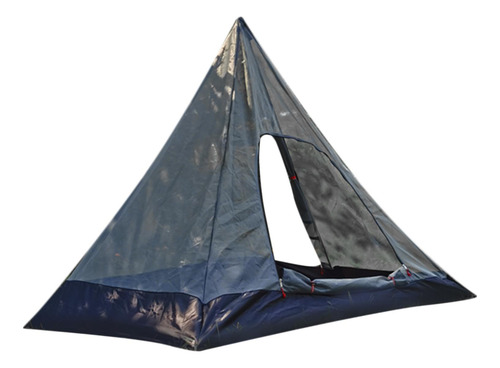 Tienda Piramidal Portátil Tipi Para Acampar Sin Varilla