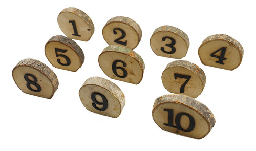 Números De Mesa De Madera Rústicos Para Decoración De Boda,