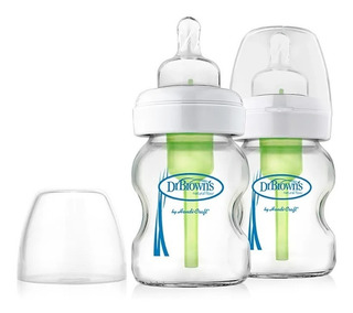 2 X Botellas de 270ML de ancho cuello Marrón Dr anti-cólico Alimentación Botella Set Dr Brown/'s
