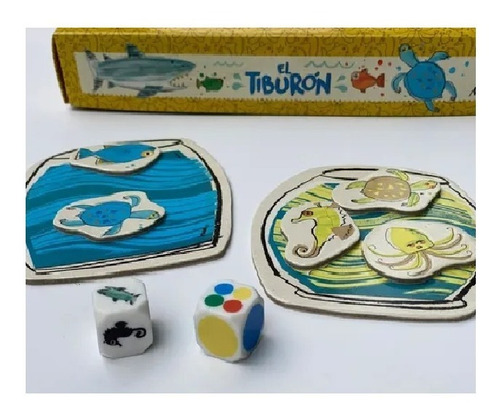 Imagen 5 de 6 de Juego De Mesa El Tiburón De Maldón Para Los Más Chicos